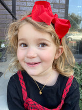 Tiny Sacred Heart Necklace