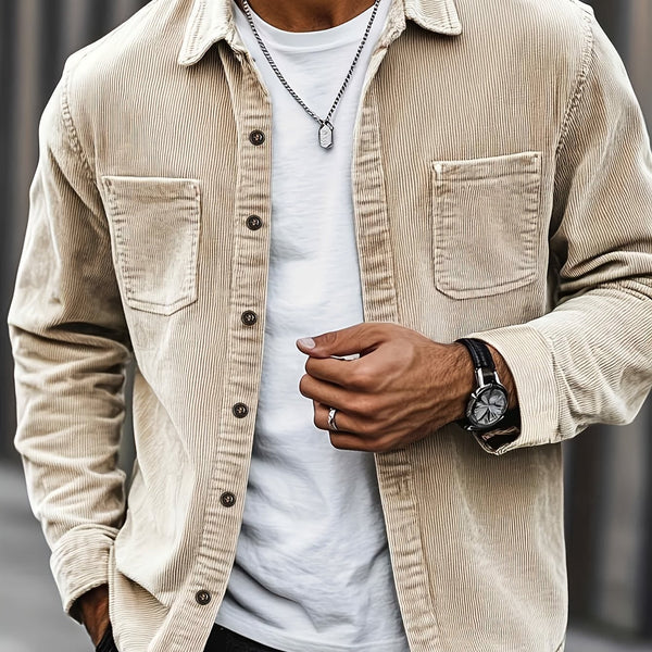 Bryce | Ribbed Texture Overshirt