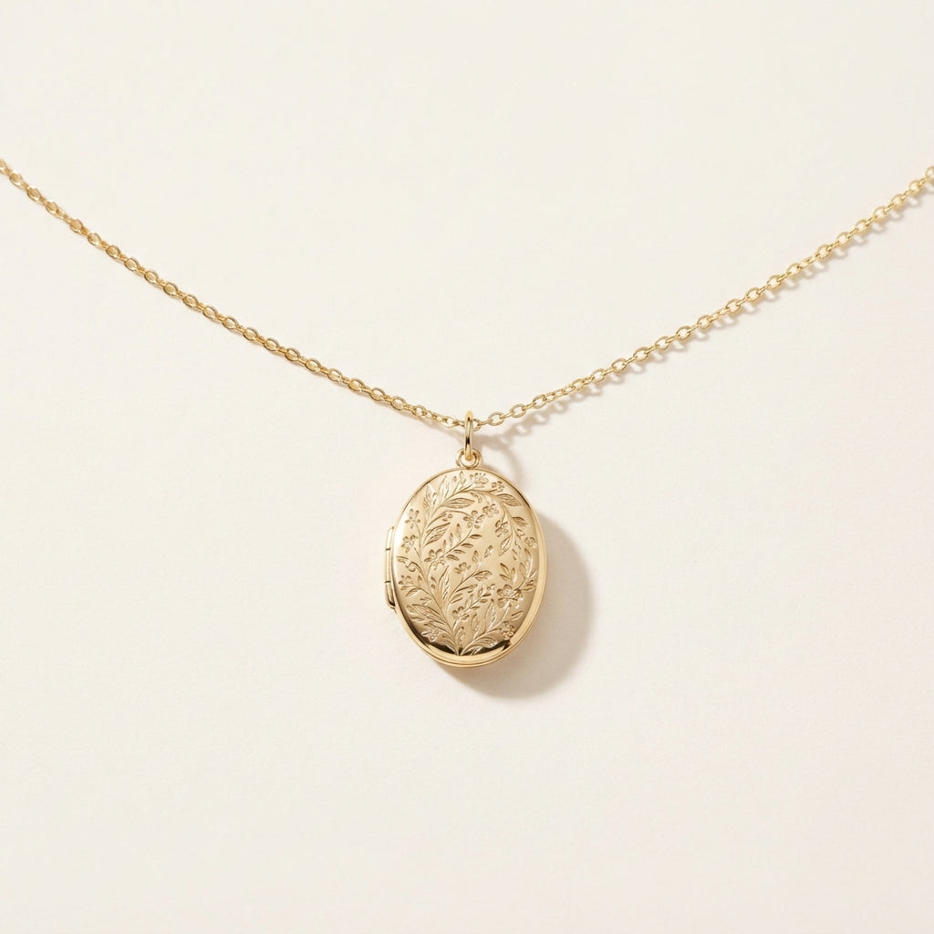 Hazel Locket Necklace