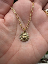 Most Sacred Heart Scalloped Necklace