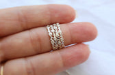 Mystical Rose Ring in Sterling Silver