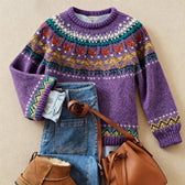 Solva™ | Classic Vintage Knit Sweater