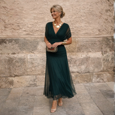 Mikaela | Maxi Dress with Off-the-Shoulder Design