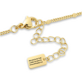 Breath of Grace Necklace with White Enamel