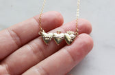 Sacred Hearts of the Holy Family Necklace