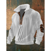 HIGH-COLLARED POLAR FLEECE SHIRT