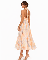 Aurora | Halterneck Maxi Dress