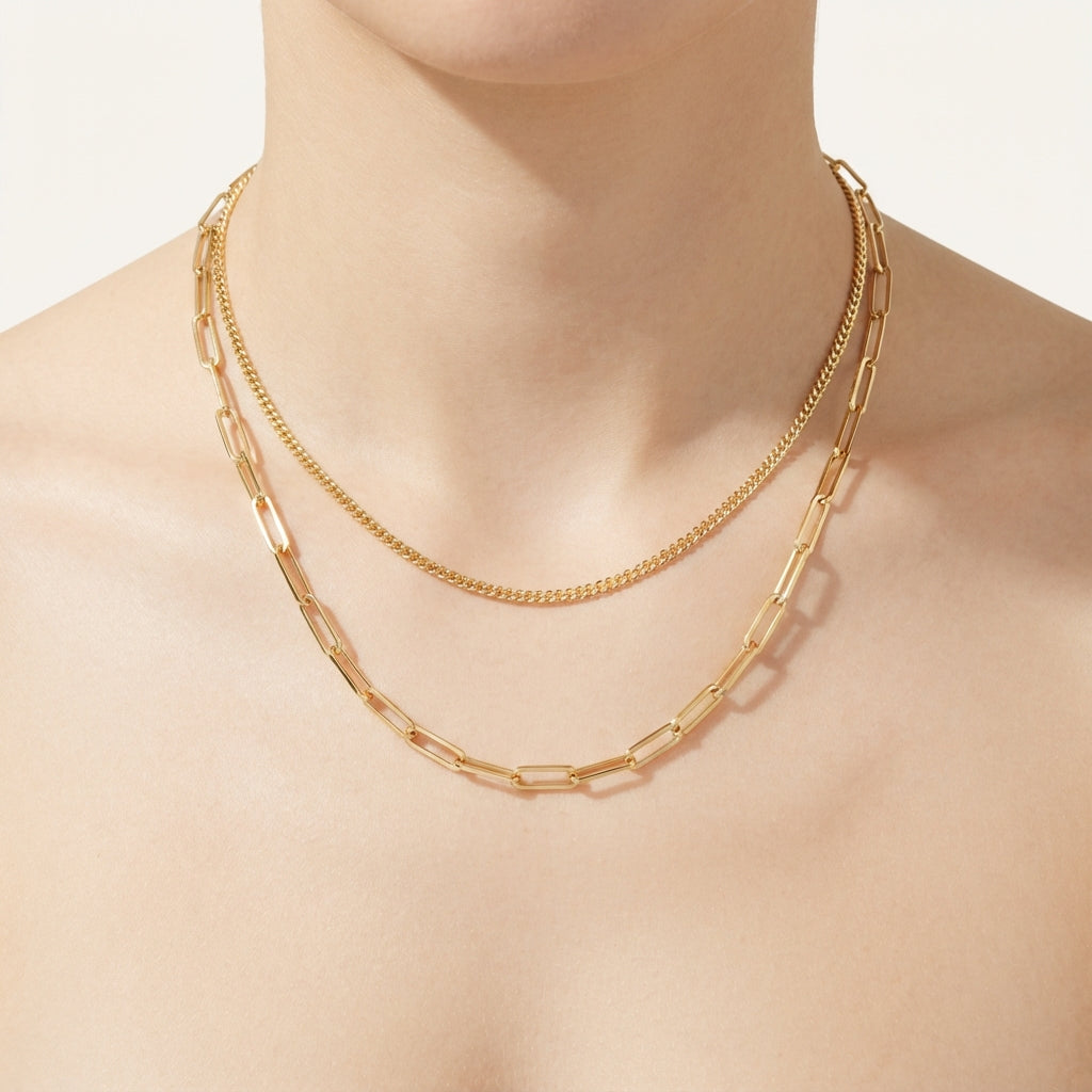 Nora Layered Chain Necklace