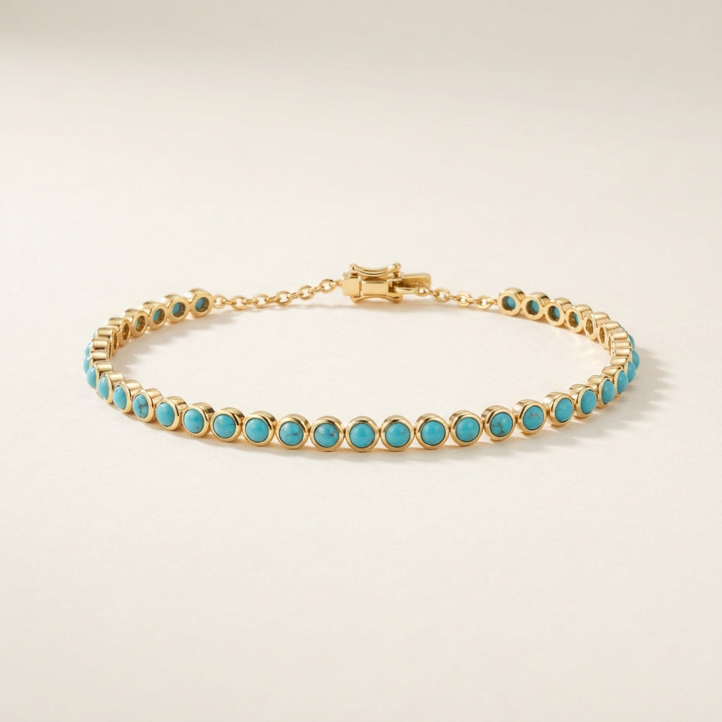 Skye Turquoise Tennis Bracelet