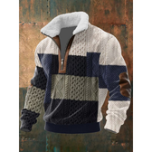 HIGH-COLLARED POLAR FLEECE SHIRT