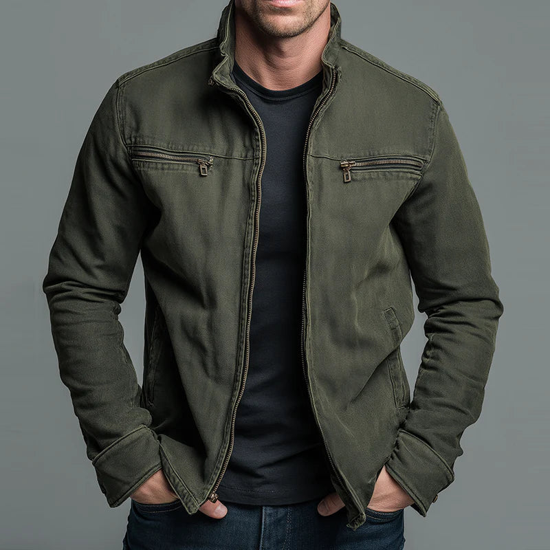 Marcos | Vintage Cotton Jacket with Zip