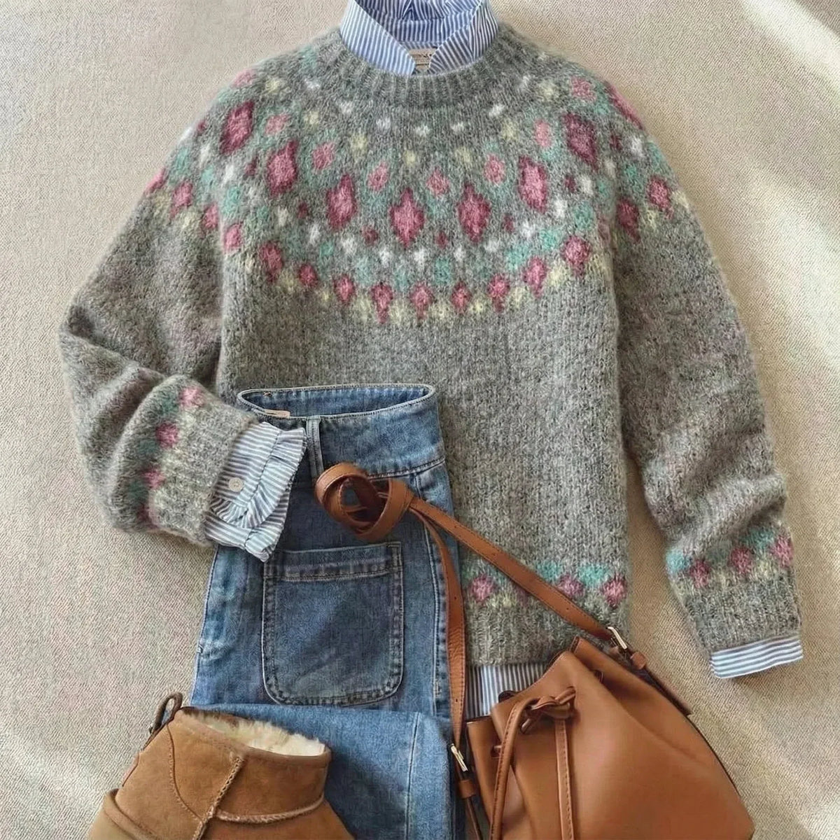 Rebecca™ | Chic Vintage Knitted Sweater