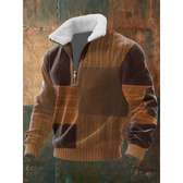 HIGH-COLLARED POLAR FLEECE SHIRT