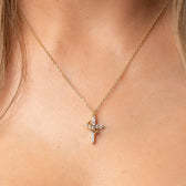Cross Crown Necklace