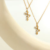 Halo Pearl Necklace