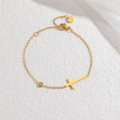 Classic Cross Charm Bracelet