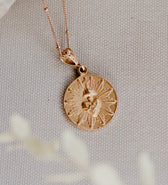 Most Sacred Heart Coin Necklace