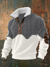 HIGH-COLLARED POLAR FLEECE SHIRT