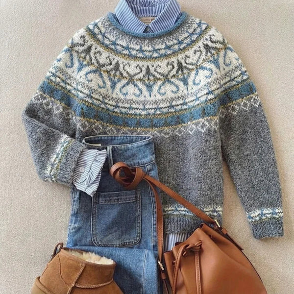 Cheryl™ | Schicker Vintage Knit Sweater