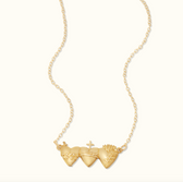 Sacred Hearts of the Holy Family Necklace