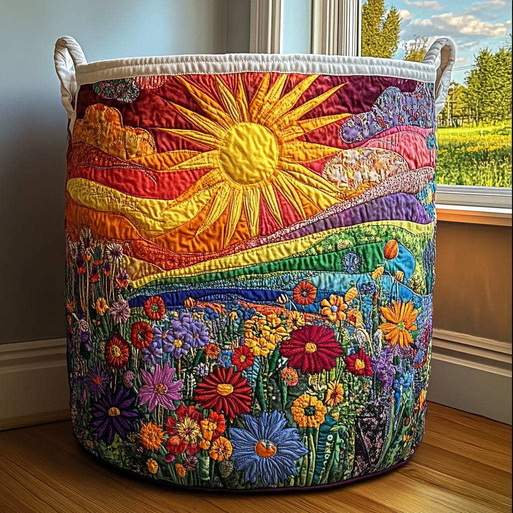 Sunny Joy Laundry Basket