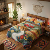 Vintage Fernweh | 3-Piece Bedspread Set