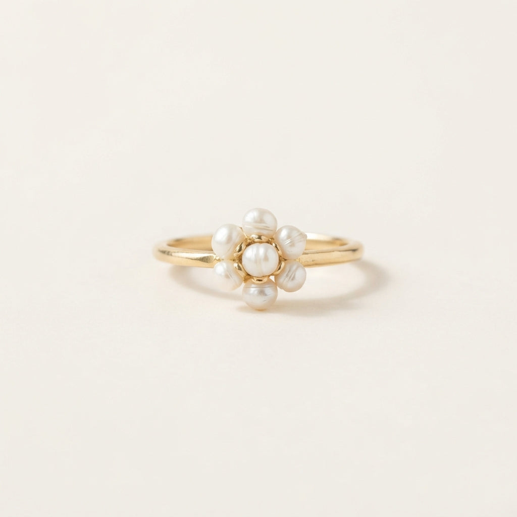 Ondine Pearl Cluster Ring