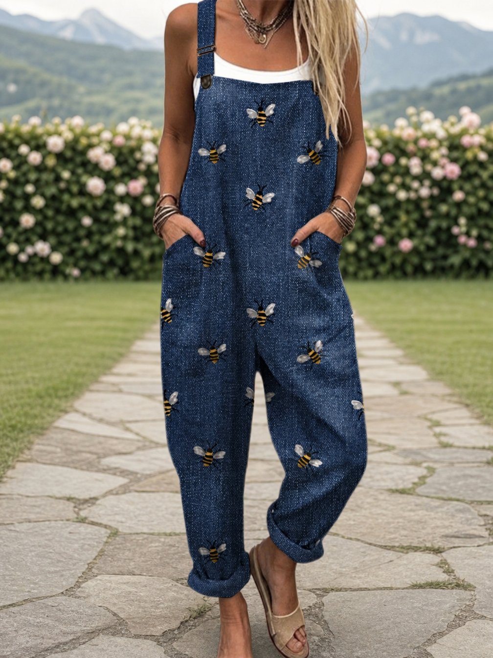 Summer Bees Jumpsuit