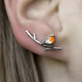 Bird Cartoon Earrings
