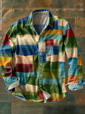 Zavian - Artistic Patchwork Shirt