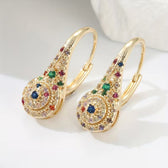 Multicolored Sparkle Elegance Earrings