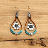 Vintage Boho Double Layer Dangle Earrings