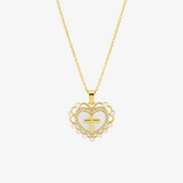 Heart Cross Necklace