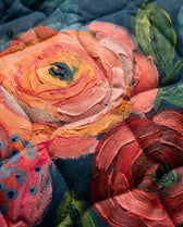 Amaya | Vintage Floral Pattern Padded Jacket