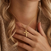 Heart Cross Necklace