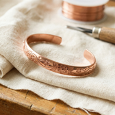 Bloom Copper Cuff Bracelet
