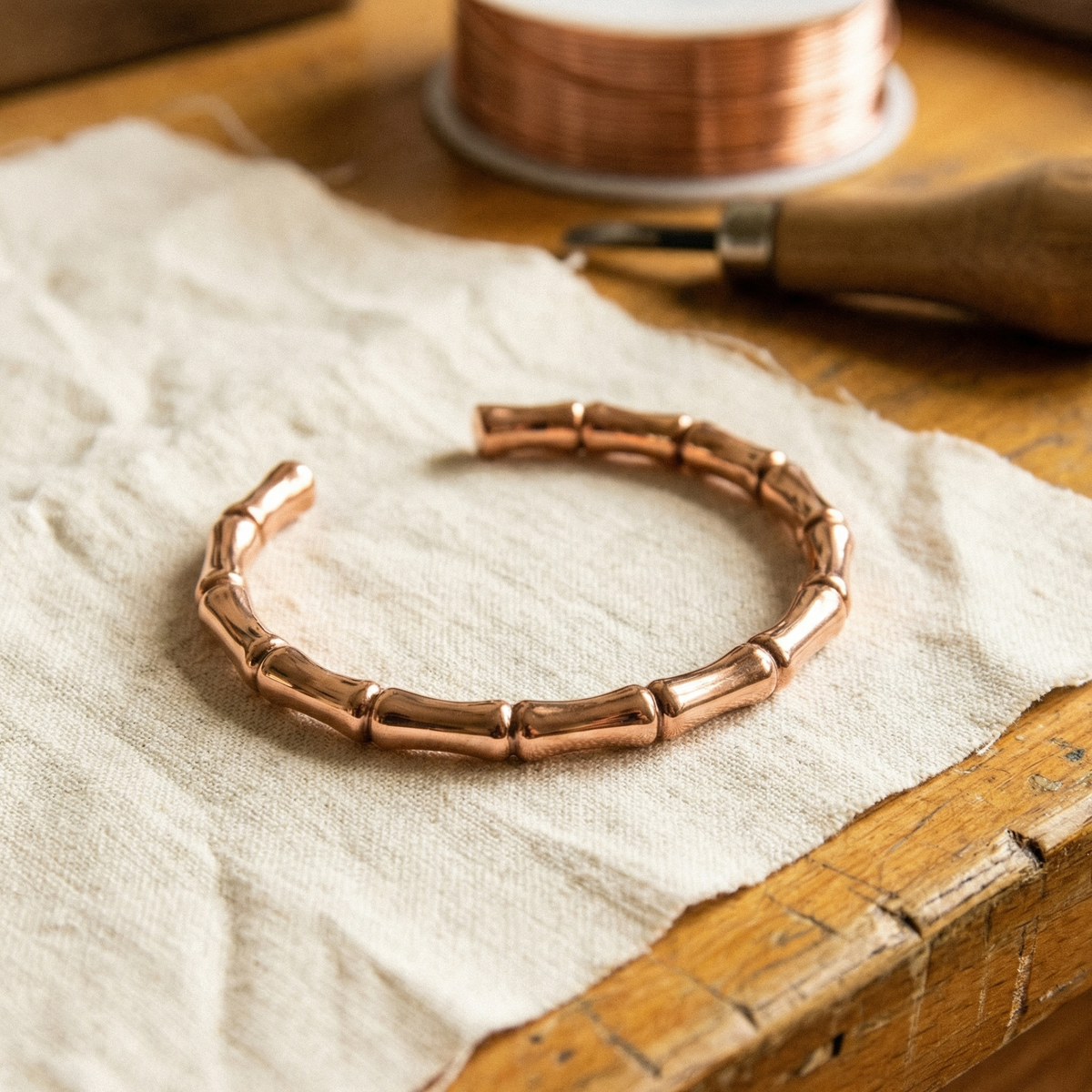 Grove Copper Cuff Bracelet