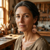 Copper Solstice Earrings