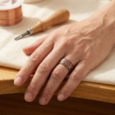 Floral Copper Ring
