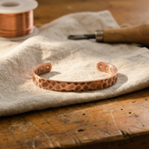 Copper Furrow Bracelet