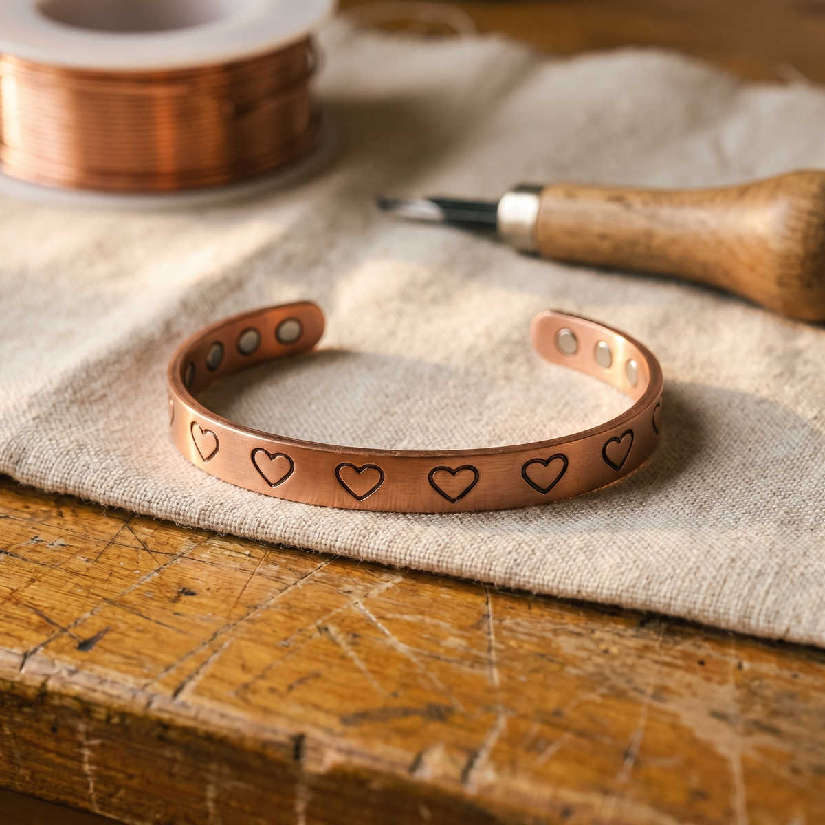 Hearth Copper Cuff Bracelet