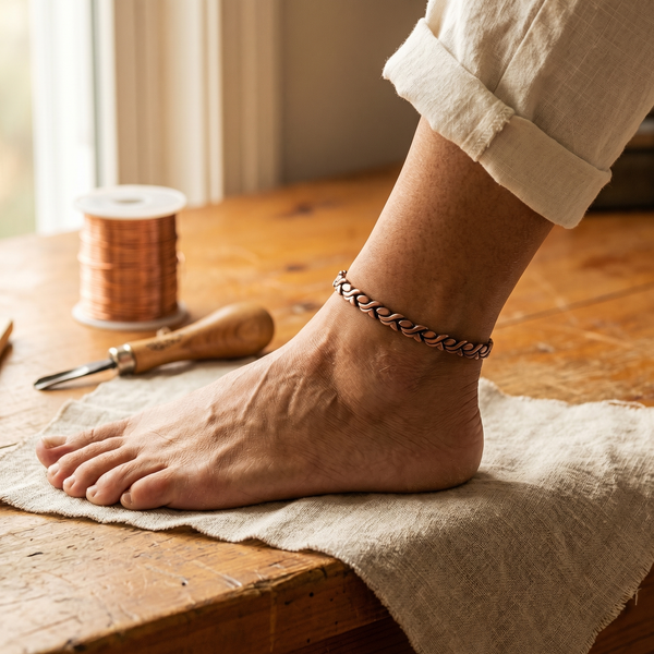 Copper Dune Anklet