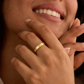 Crystal Cross Ring