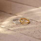 Hollow Cross Ring