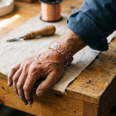 Gale Men's Copper Cuff Bracelet