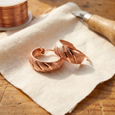 Vale Copper Dangle Earrings