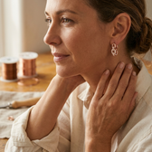 Copper Tor Earrings