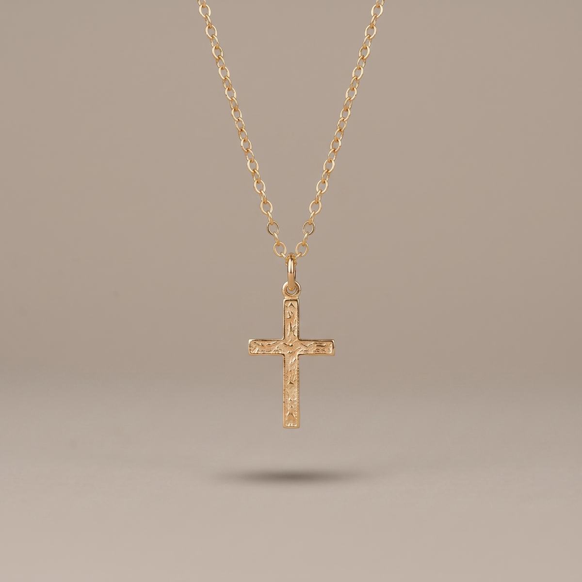 Floral Cross Necklace