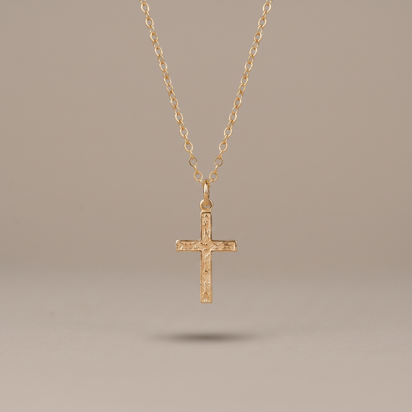 Floral Cross Necklace