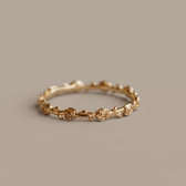 Mystical Rose Ring in Gold Vermeil